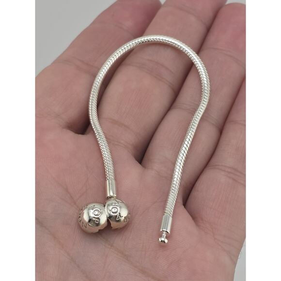 Pandora STERLING SILVER 925 SNAKE CHAIN BRACELET - Picture 1 of 8
